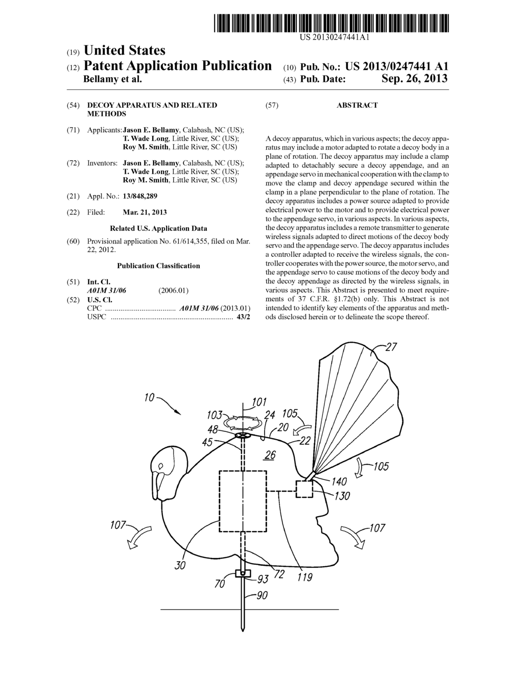 DECOY APPARATUS AND RELATED METHODS - diagram, schematic, and image 01