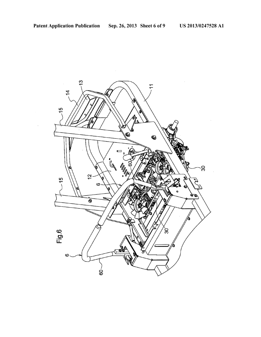 WORK VEHICLE WITH STROKE ADJUSTMENT MECHANISM FOR SUSPENDED WORK IMPLEMENT     UNIT - diagram, schematic, and image 07