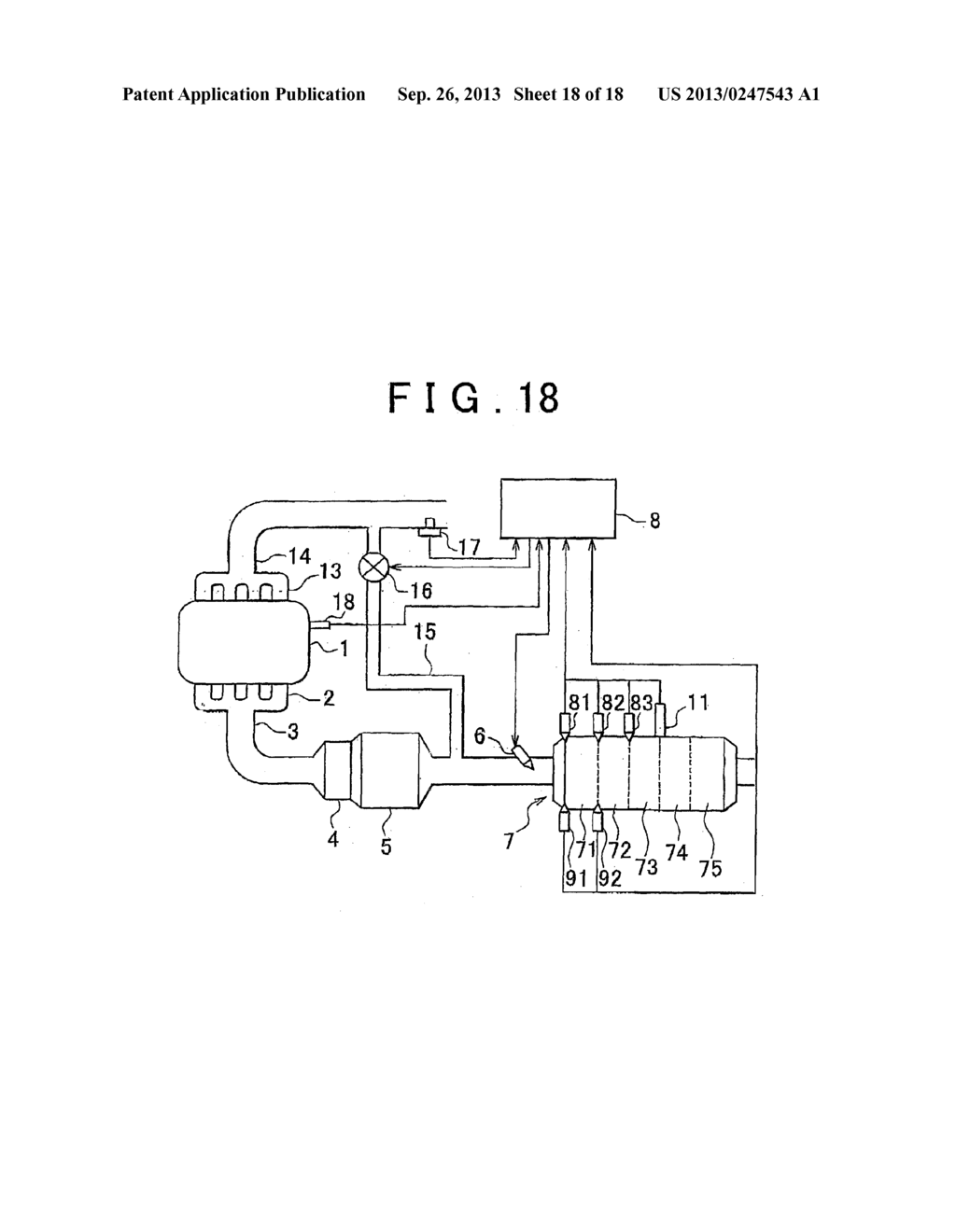 EXHAUST GAS CONTROL APPARATUS AND CONTROL METHOD FOR EXHAUST GAS CONTROL     APPARATUS - diagram, schematic, and image 19