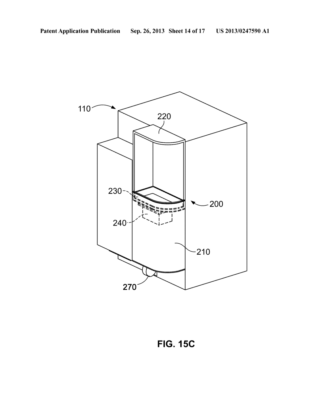 Dynamic Chilled Mini-Bar for Aircraft Passenger Suite - diagram, schematic, and image 15