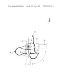 FIXING ELEMENT FOR LOCKING A HINGED HAND CRANK ON THE INPUT SHAFT OF A     SUPPORT WINCH FOR A SEMI-TRAILER diagram and image