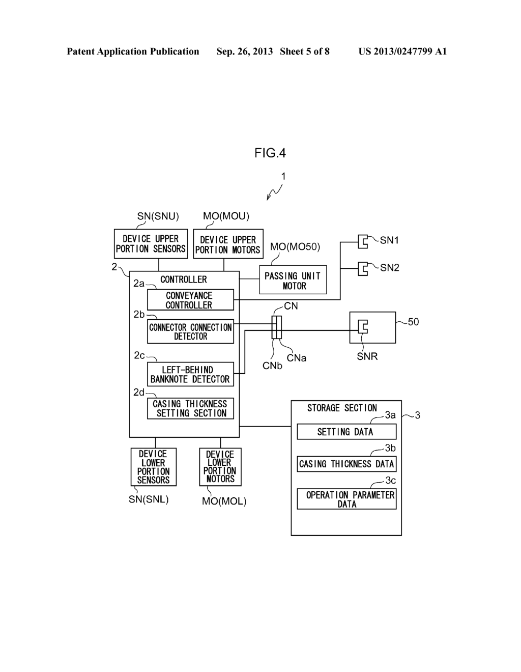 BANKNOTE HANDLING DEVICE AND PASSING UNIT USED THEREIN - diagram, schematic, and image 06