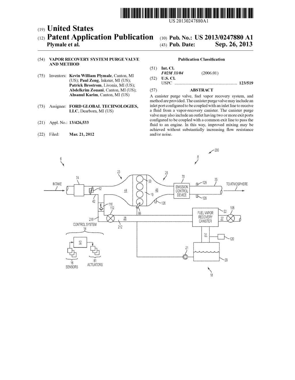 VAPOR RECOVERY SYSTEM PURGE VALVE AND METHOD - diagram, schematic, and image 01