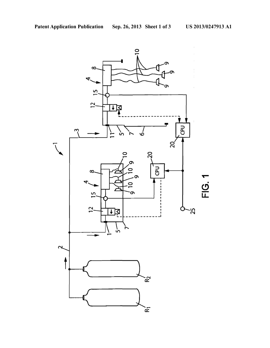 RESPIRATORY GAS SUPPLY CIRCUIT FOR AN AIRCRAFT CARRYING PASSENGERS - diagram, schematic, and image 02