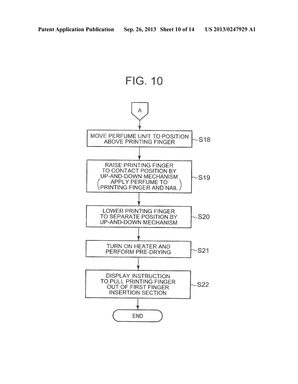 NAIL PRINT APPARATUS INCLUDING PERFUME APPLICATION DEVICE AND PRINT     CONTROL METHOD - diagram, schematic, and image 11