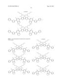 INERT SOLUTION-PROCESSABLE MOLECULAR CHROMOPHORES FOR ORGANIC ELECTRONIC     DEVICES diagram and image