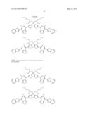 INERT SOLUTION-PROCESSABLE MOLECULAR CHROMOPHORES FOR ORGANIC ELECTRONIC     DEVICES diagram and image