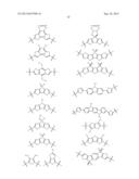 INERT SOLUTION-PROCESSABLE MOLECULAR CHROMOPHORES FOR ORGANIC ELECTRONIC     DEVICES diagram and image