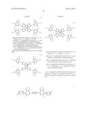 INERT SOLUTION-PROCESSABLE MOLECULAR CHROMOPHORES FOR ORGANIC ELECTRONIC     DEVICES diagram and image