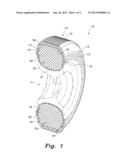 TIRE WITH INNER CORE diagram and image