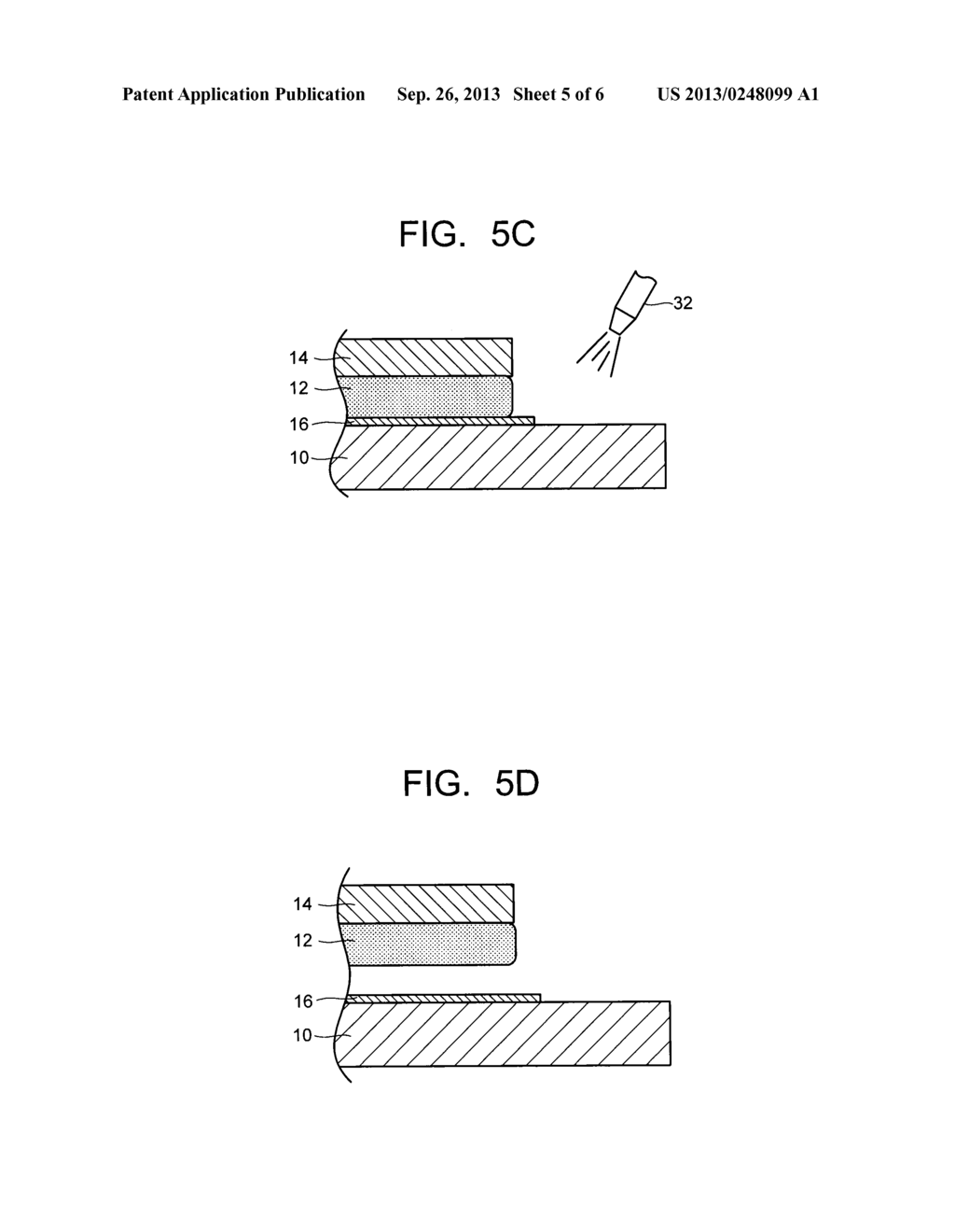 METHOD OF MANUFACTURING A SEMICONDUCTOR DEVICE AND SUBSTRATE SEPARATING     APPARATUS - diagram, schematic, and image 06