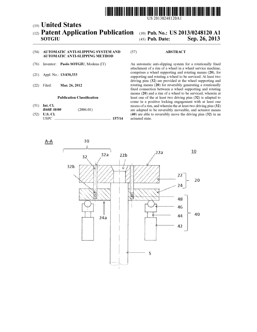 AUTOMATIC ANTI-SLIPPING SYSTEM AND AUTOMATIC ANTI-SLIPPING METHOD - diagram, schematic, and image 01