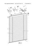 Window Covering Having a Lift System Utilizing Conical Spools diagram and image