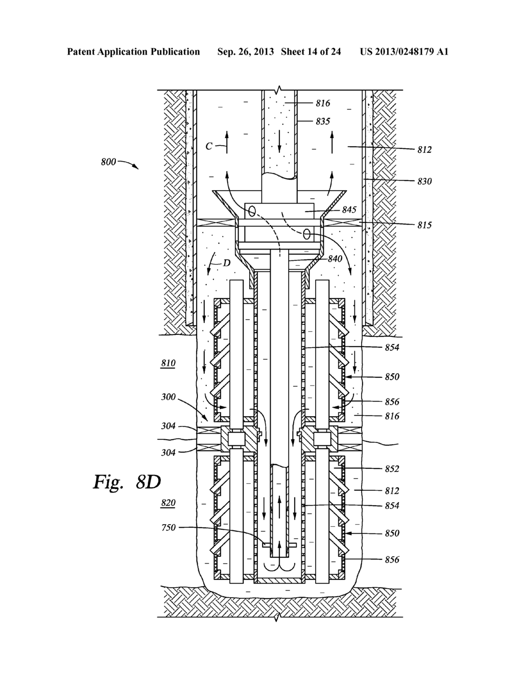 Packer For Alternate Flow Channel Gravel Packing and Method For Completing     A Wellbore - diagram, schematic, and image 15