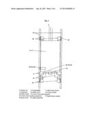 ELEVATOR INSTALLATION WITH CAR AND COUNTERWEIGHT diagram and image