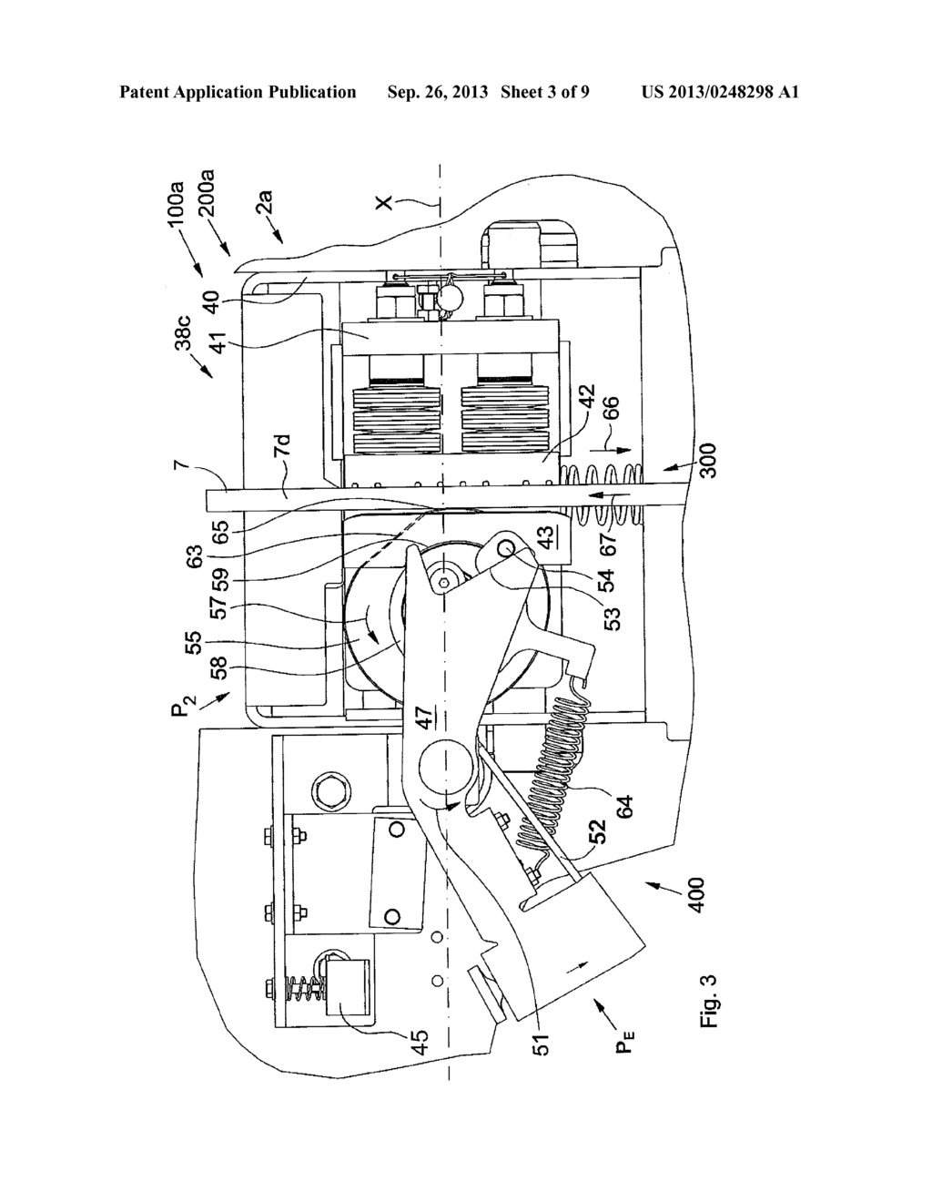 SAFETY BRAKE DEVICE FOR AN ELEVATOR INSTALLATION - diagram, schematic, and image 04