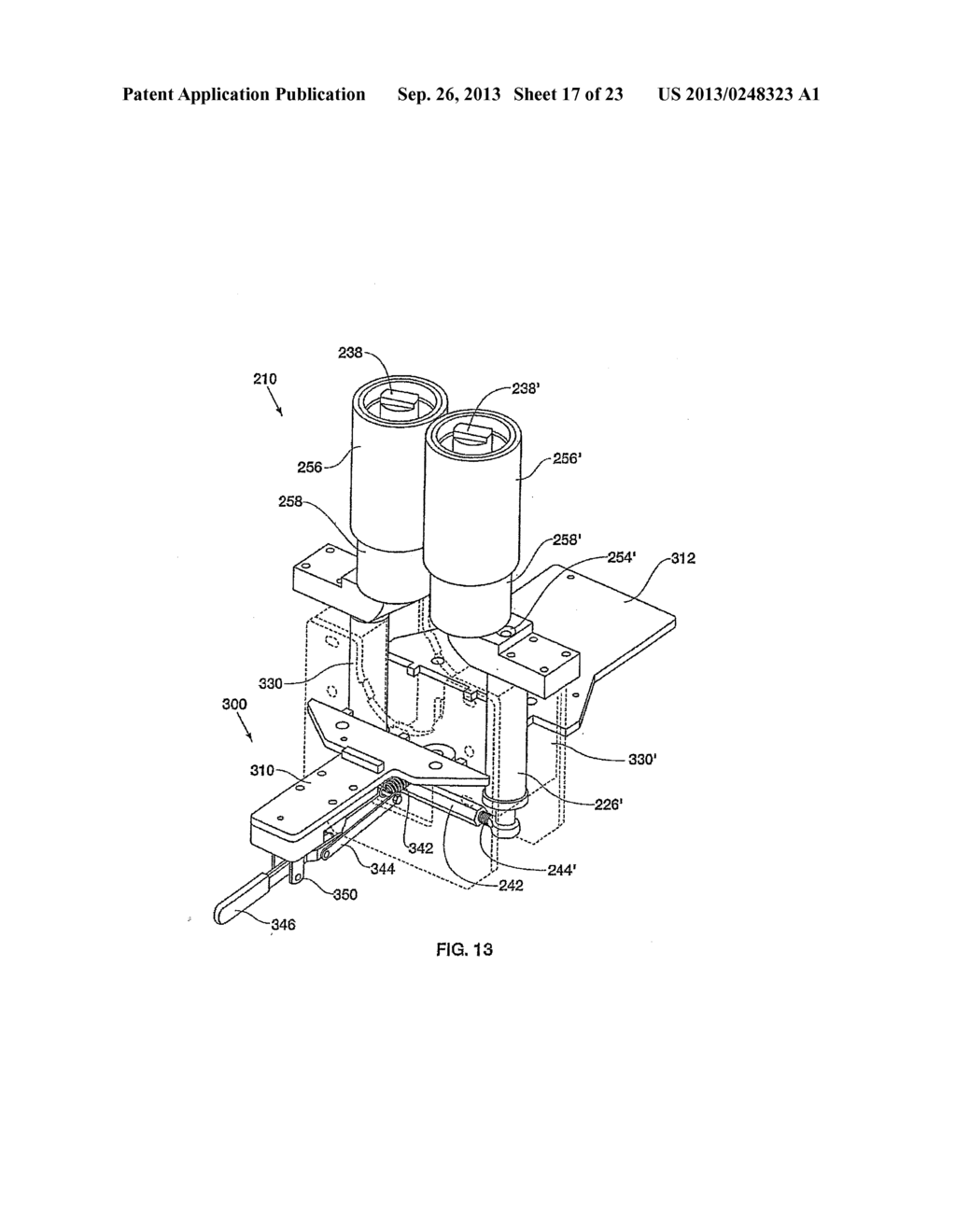 HIGH EFFICIENCY SORTING CONVEYOR WITH IMPROVED FRICTION DRIVE MOTOR     ASSEMBLY - diagram, schematic, and image 18