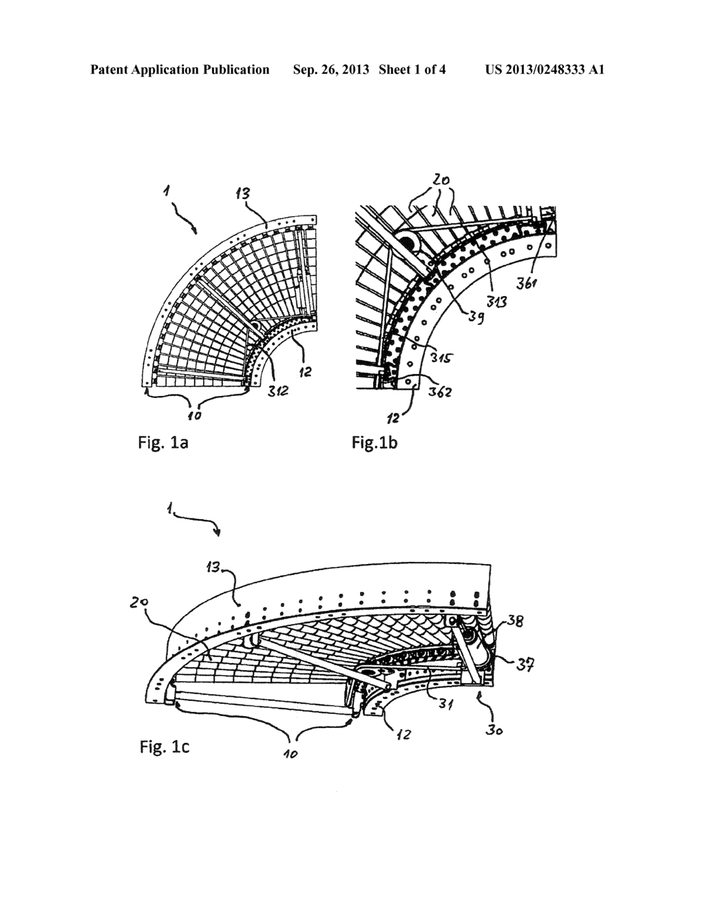 ROLLER CONVEYOR COMPRISING A BEARING ELEMENT WITH SHOULDER - diagram, schematic, and image 02