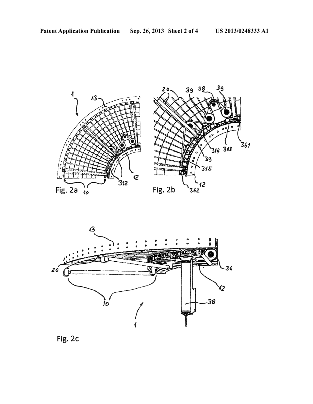 ROLLER CONVEYOR COMPRISING A BEARING ELEMENT WITH SHOULDER - diagram, schematic, and image 03