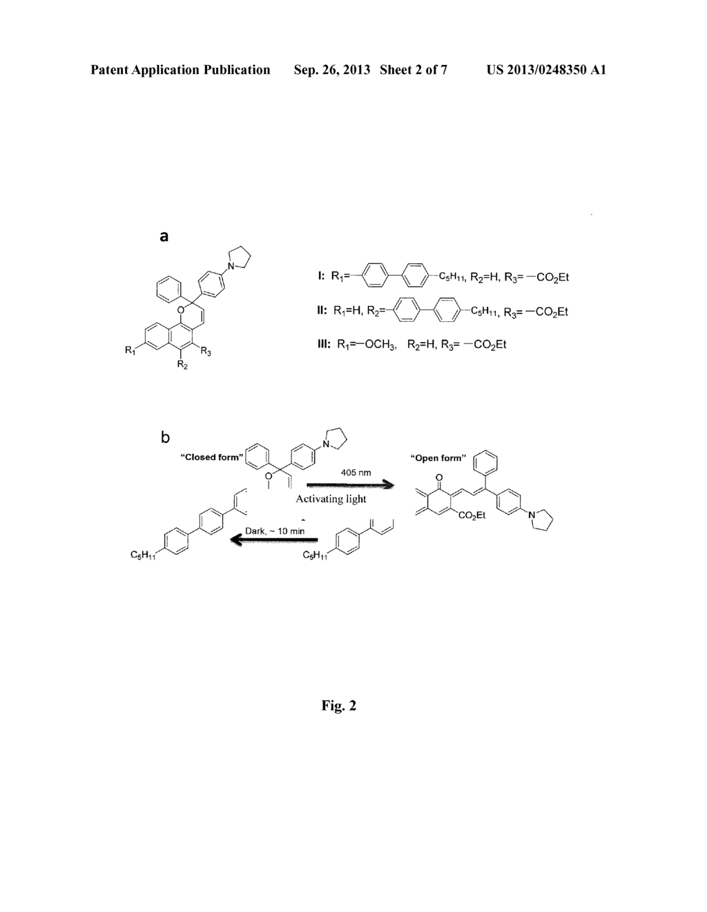 PHOTOTROPIC LIQUID CRYSTAL MATERIAL AND PROCESSES - diagram, schematic, and image 03