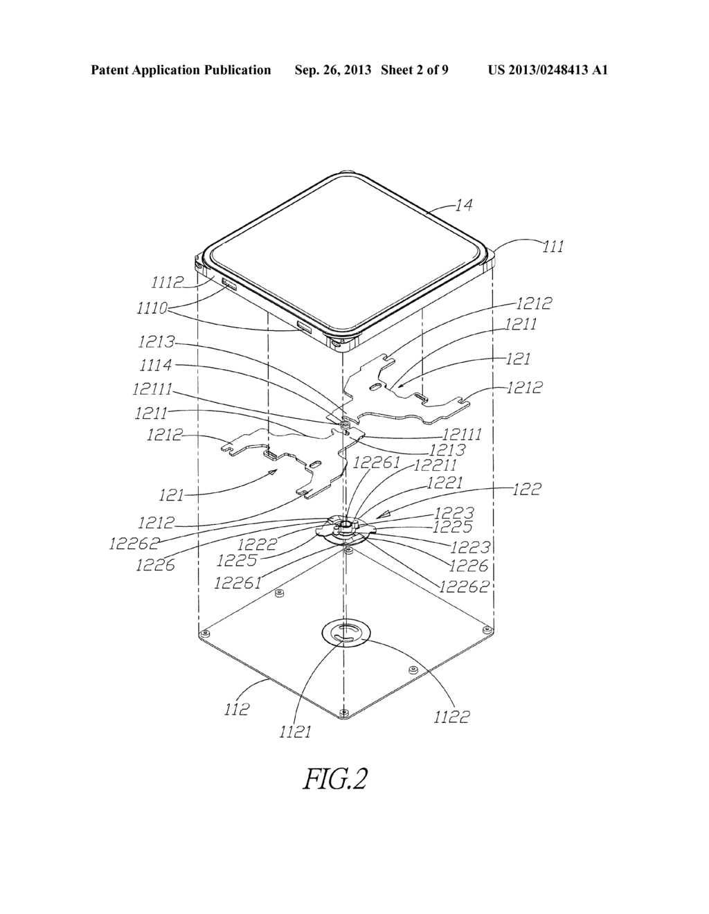 CONTAINER FOR STORING SEMICONDUCTOR DEVICE - diagram, schematic, and image 03