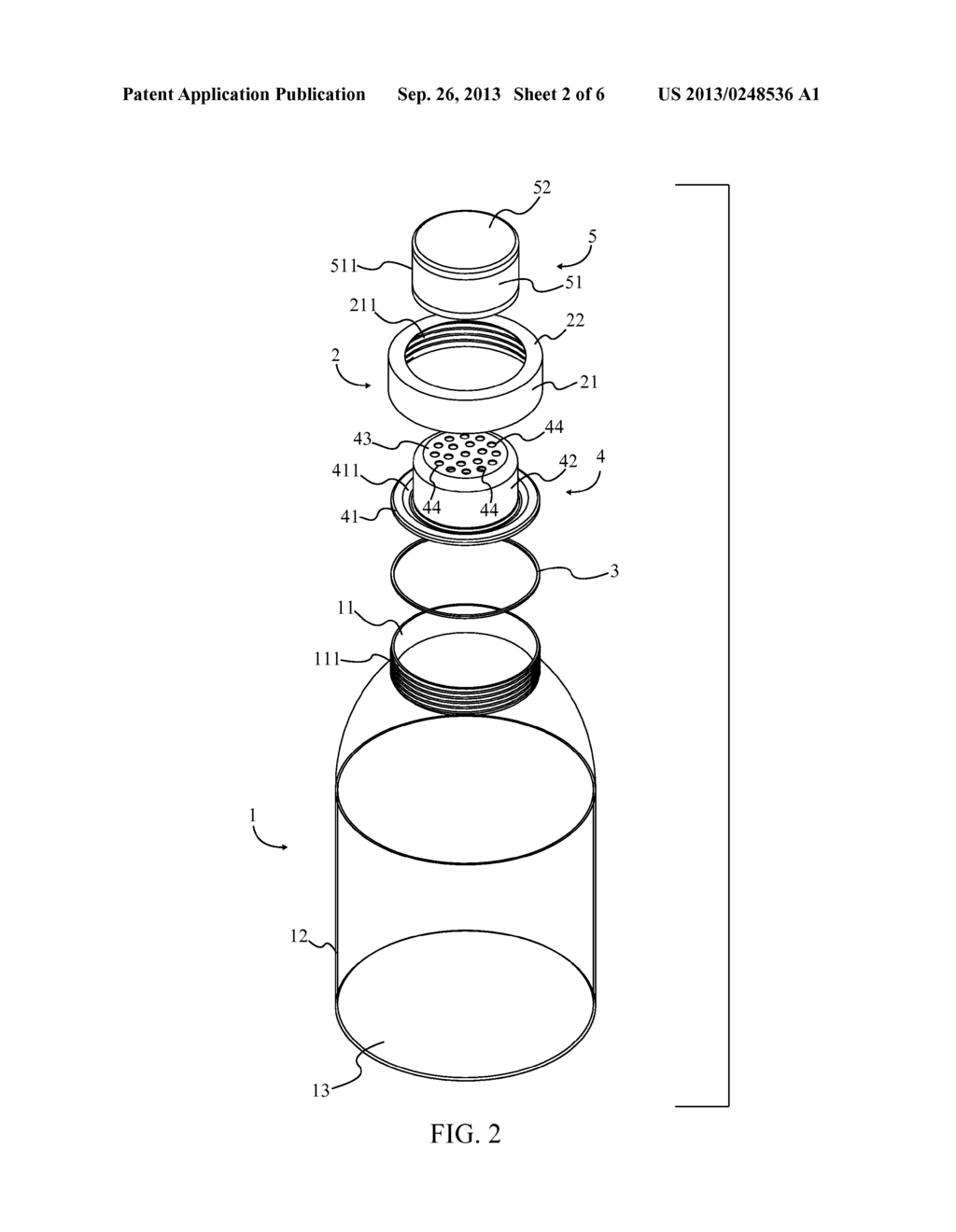 Sealed Filtering And Mixing Jar - diagram, schematic, and image 03