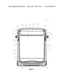 FOOD TRANSPORT AND STORAGE CONTAINER HAVING REMOVABLE INNER CONTAINER AND     INSULATING OUTER SLEEVE diagram and image