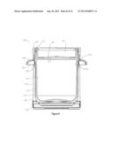 FOOD TRANSPORT AND STORAGE CONTAINER HAVING REMOVABLE INNER CONTAINER AND     INSULATING OUTER SLEEVE diagram and image