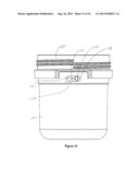 FOOD TRANSPORT AND STORAGE CONTAINER HAVING REMOVABLE INNER CONTAINER AND     INSULATING OUTER SLEEVE diagram and image