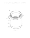 FOOD TRANSPORT AND STORAGE CONTAINER HAVING REMOVABLE INNER CONTAINER AND     INSULATING OUTER SLEEVE diagram and image