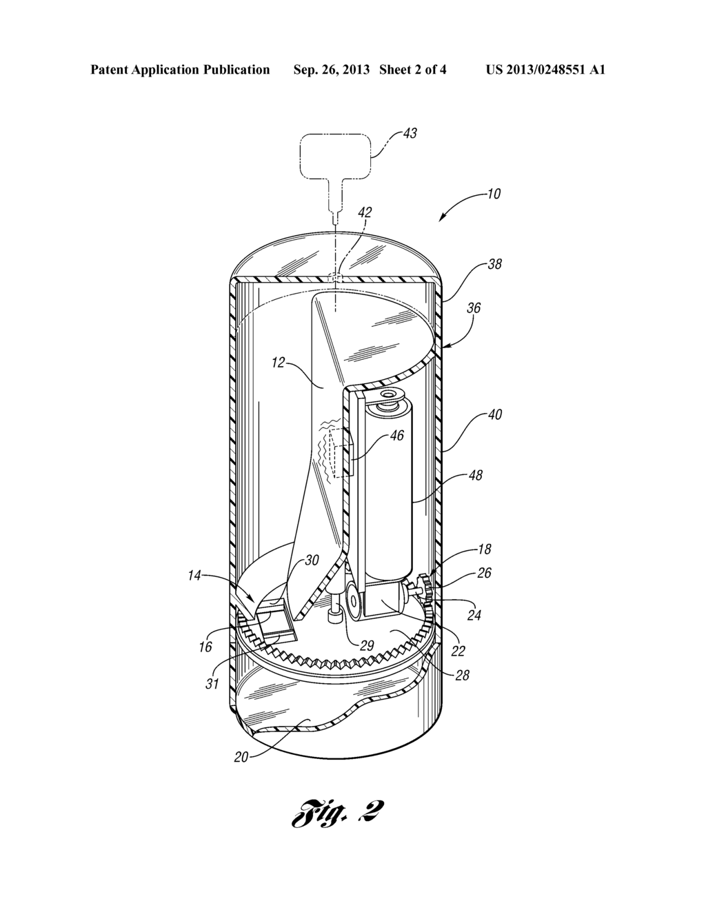 PORTABLE, TIME-RELEASE DOSAGE FORM DISPENSING ASSEMBLY - diagram, schematic, and image 03