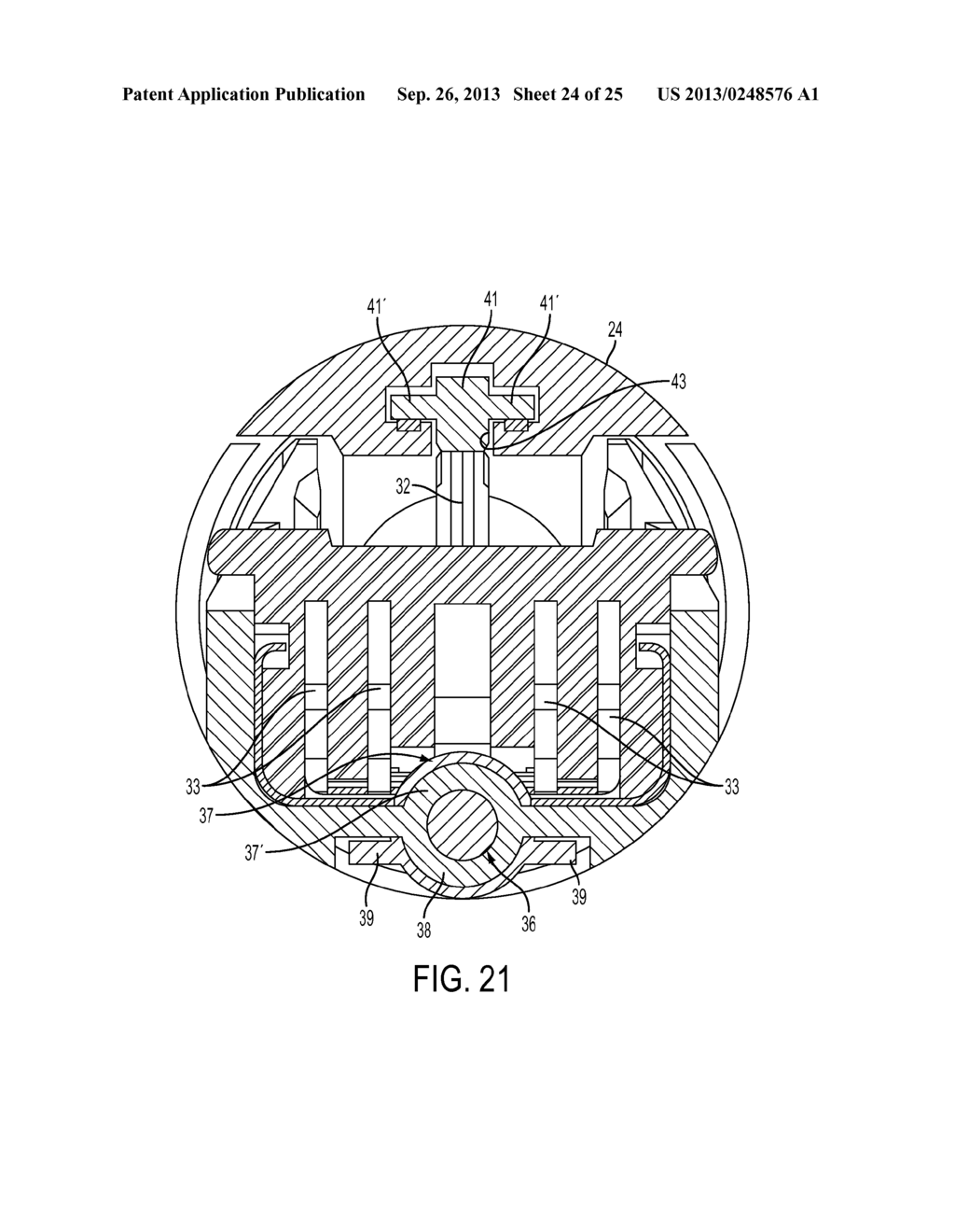 MOTOR DRIVEN SURGICAL FASTENER DEVICE WITH CUTTING MEMBER REVERSING     MECHANISM - diagram, schematic, and image 25