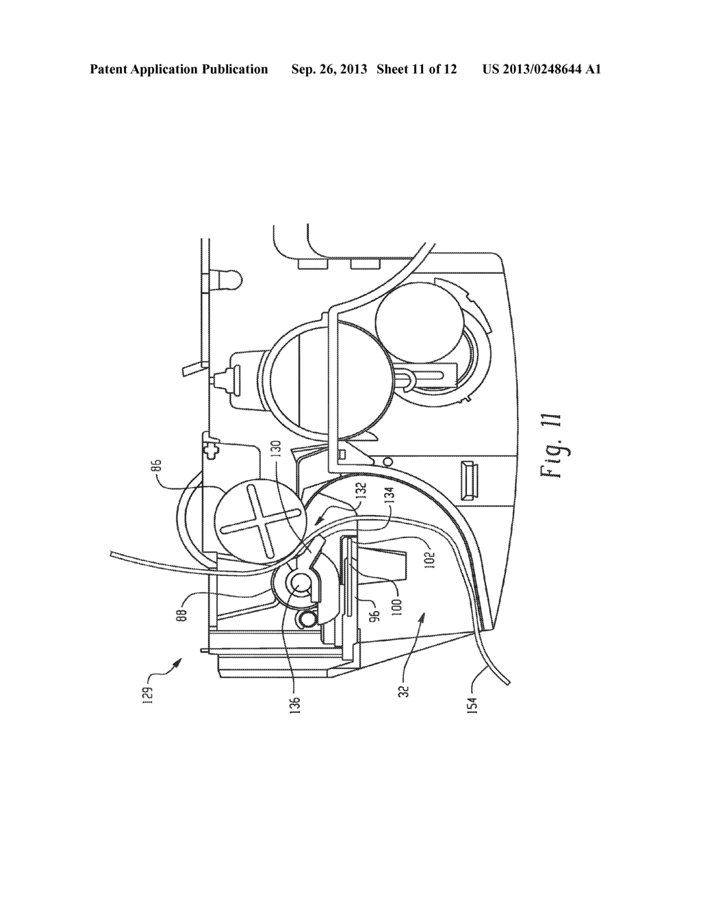 SHEET PRODUCT DISPENSER WITH SENSOR FOR SHEET SEPARATION - diagram, schematic, and image 12