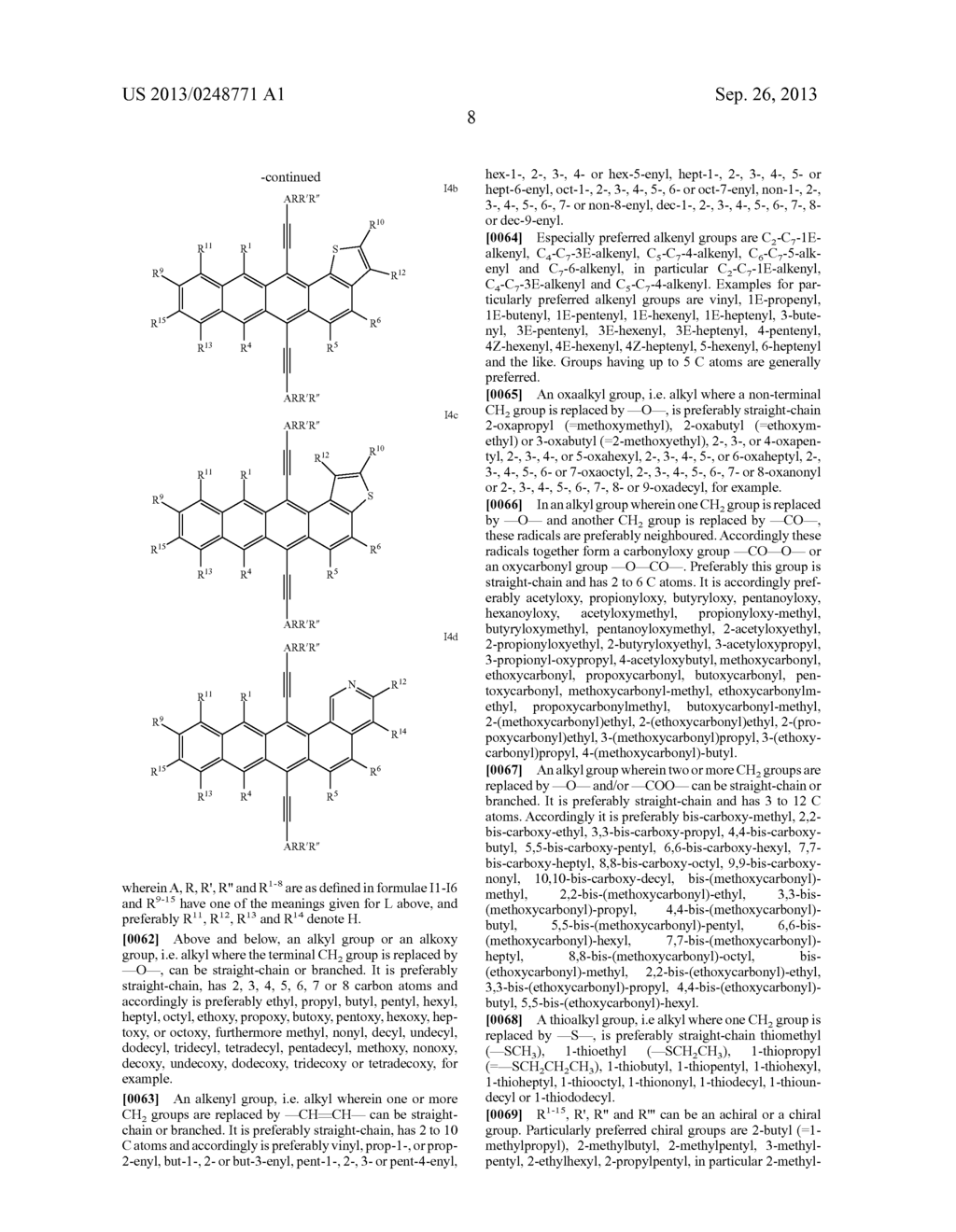 NON-LINEAR ACENE DERIVATIVES AND THEIR USE AS ORGANIC SEMICONDUCTORS - diagram, schematic, and image 10