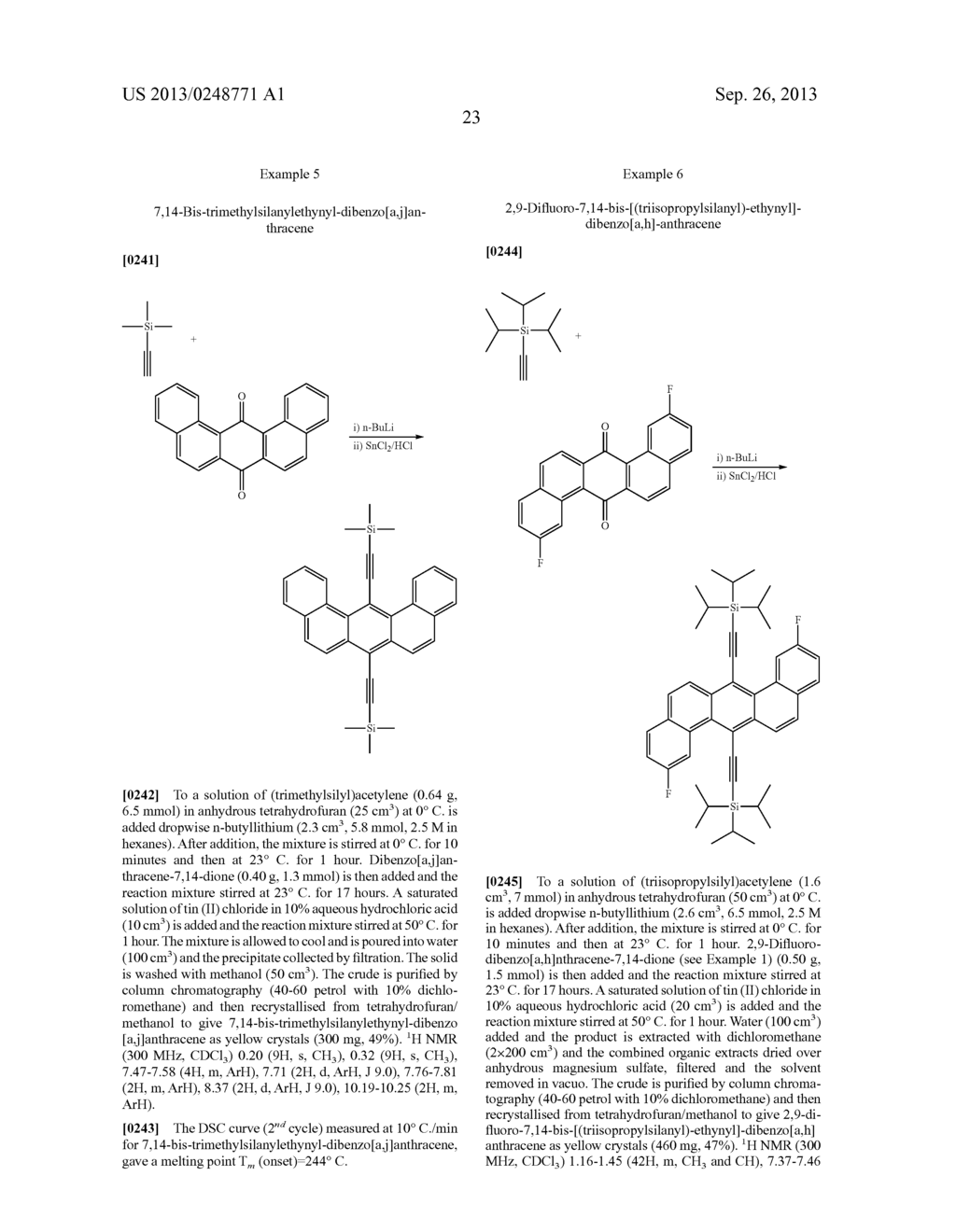 NON-LINEAR ACENE DERIVATIVES AND THEIR USE AS ORGANIC SEMICONDUCTORS - diagram, schematic, and image 25