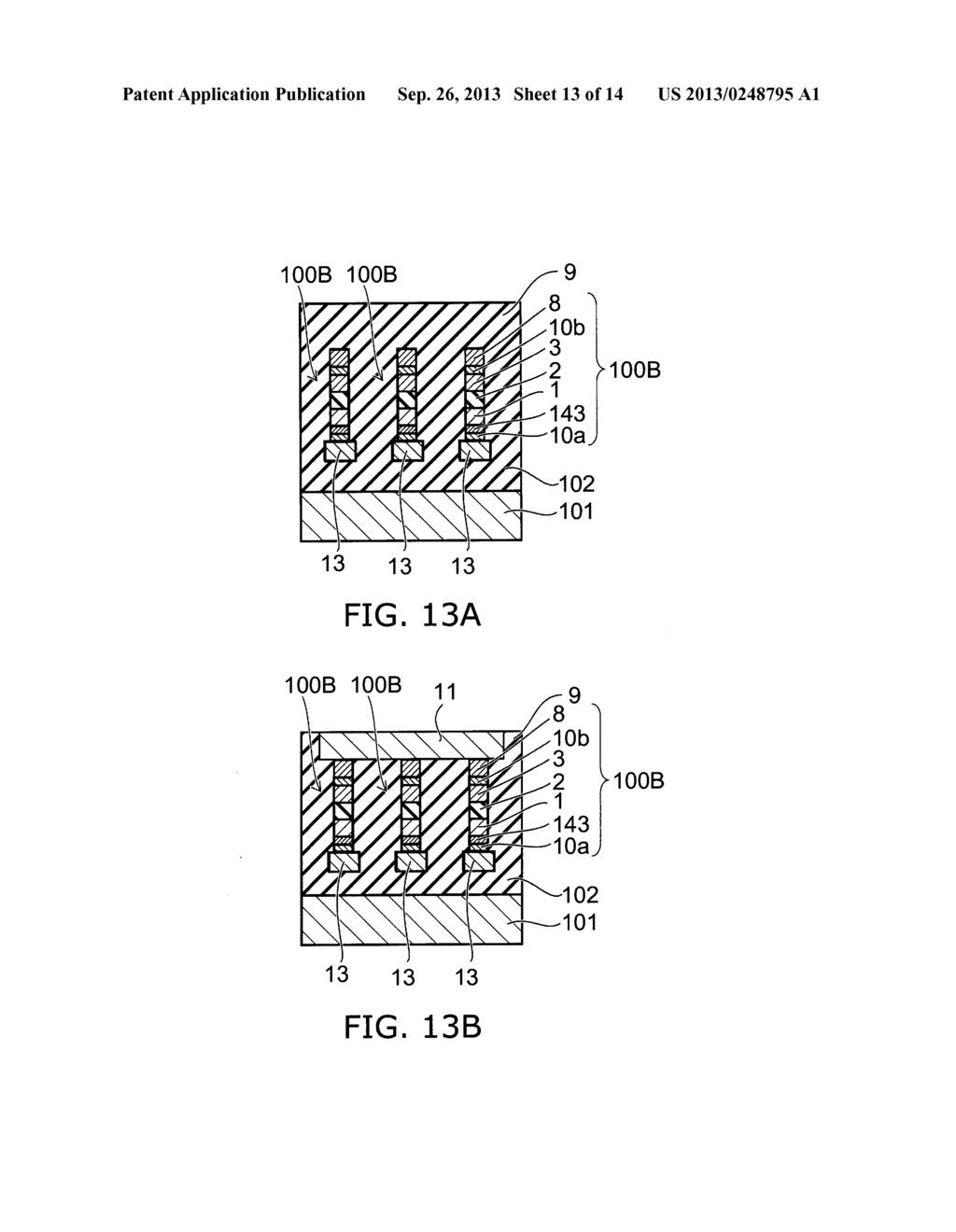 NONVOLATILE MEMORY DEVICE AND METHOD FOR MANUFACTURING THE SAME - diagram, schematic, and image 14
