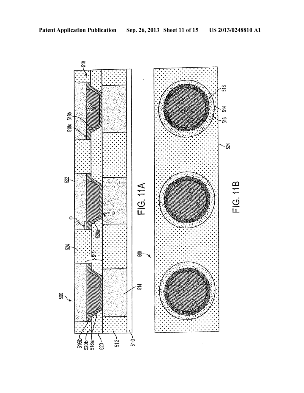 MEMORY ELEMENTS USING SELF-ALIGNED PHASE CHANGE MATERIAL LAYERS AND     METHODS OF MANUFACTURING SAME - diagram, schematic, and image 12