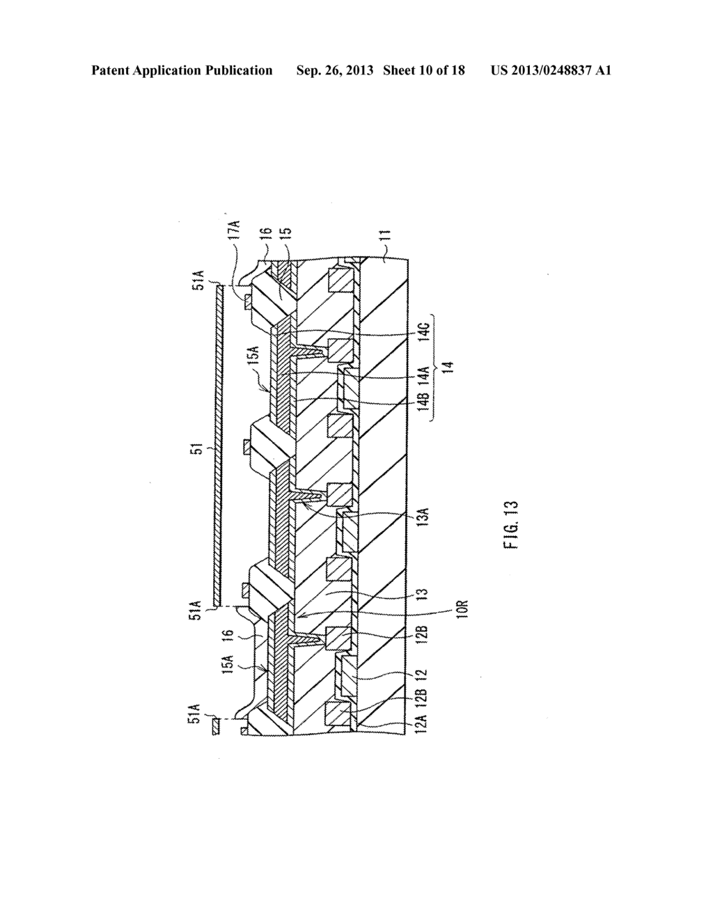 LAMINATED STRUCTURE, DISPLAY DEVICE AND DISPLAY UNIT EMPLOYING SAME - diagram, schematic, and image 11