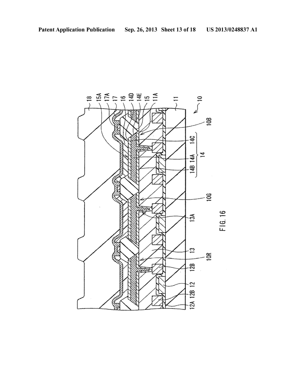 LAMINATED STRUCTURE, DISPLAY DEVICE AND DISPLAY UNIT EMPLOYING SAME - diagram, schematic, and image 14