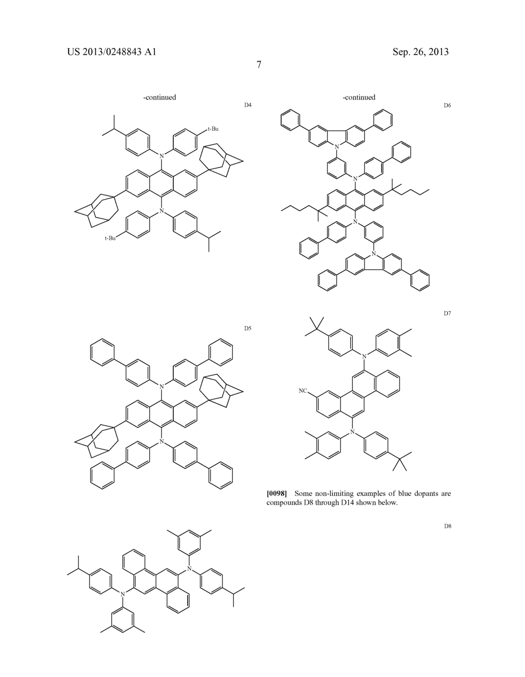 ANTHRACENE DERIVATIVE COMPOUNDS FOR ELECTRONIC APPLICATIONS - diagram, schematic, and image 09