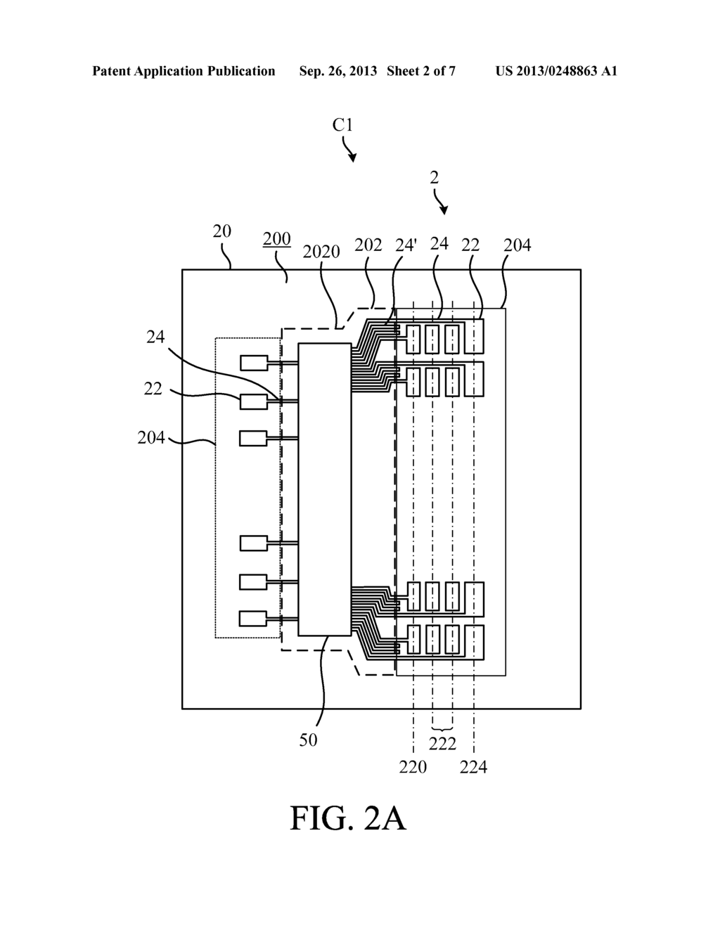 CHIP PACKAGING SUBSTRATE AND CHIP PACKAGING STRUCTURE - diagram, schematic, and image 03