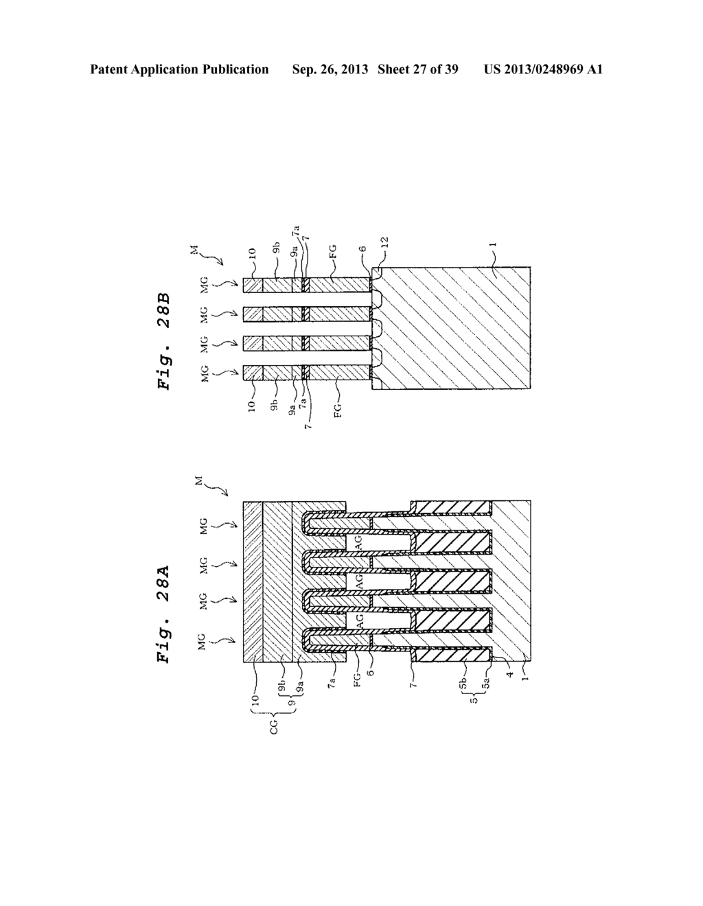 NONVOLATILE SEMICONDUCTOR STORAGE DEVICE AND METHOD OF MANUFACTURE THEREOF - diagram, schematic, and image 28