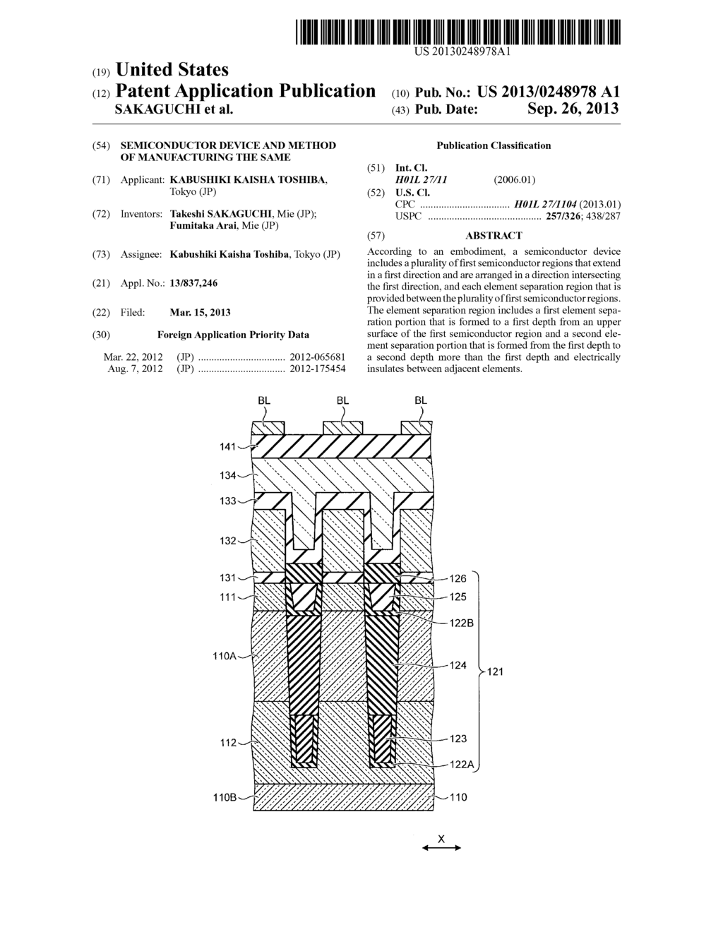 SEMICONDUCTOR DEVICE AND METHOD OF MANUFACTURING THE SAME - diagram, schematic, and image 01