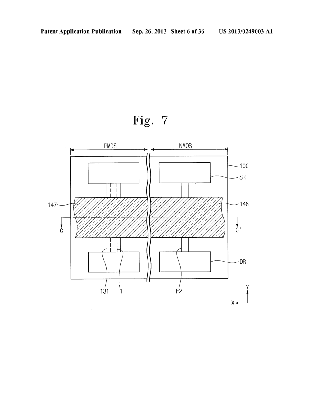 FIELD EFFECT TRANSISTORS INCLUDING FIN STRUCTURES WITH DIFFERENT DOPED     REGIONS AND SEMICONDUCTOR DEVICES INCLUDING THE SAME - diagram, schematic, and image 07