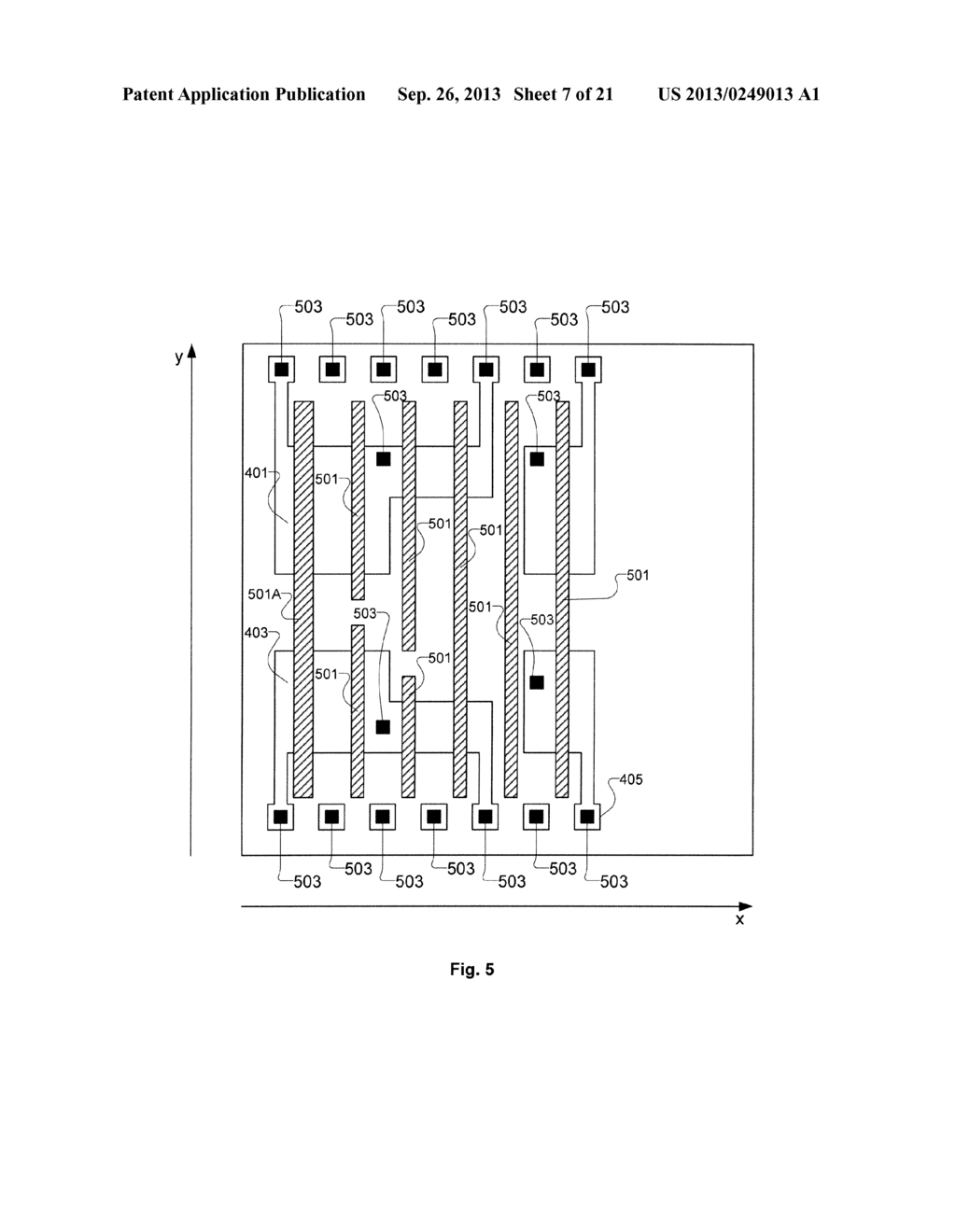 Integrated Circuit Including Linear Gate Electrode Structures Having     Different Extension Distances Beyond Contact - diagram, schematic, and image 08