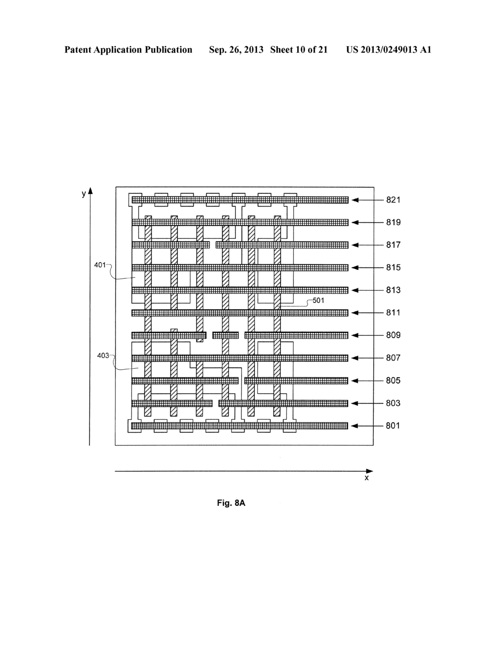 Integrated Circuit Including Linear Gate Electrode Structures Having     Different Extension Distances Beyond Contact - diagram, schematic, and image 11