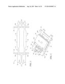 INTEGRATED CIRCUIT PACKAGE HAVING A SPLIT LEAD FRAME diagram and image