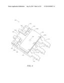 INTEGRATED CIRCUIT PACKAGE HAVING A SPLIT LEAD FRAME diagram and image