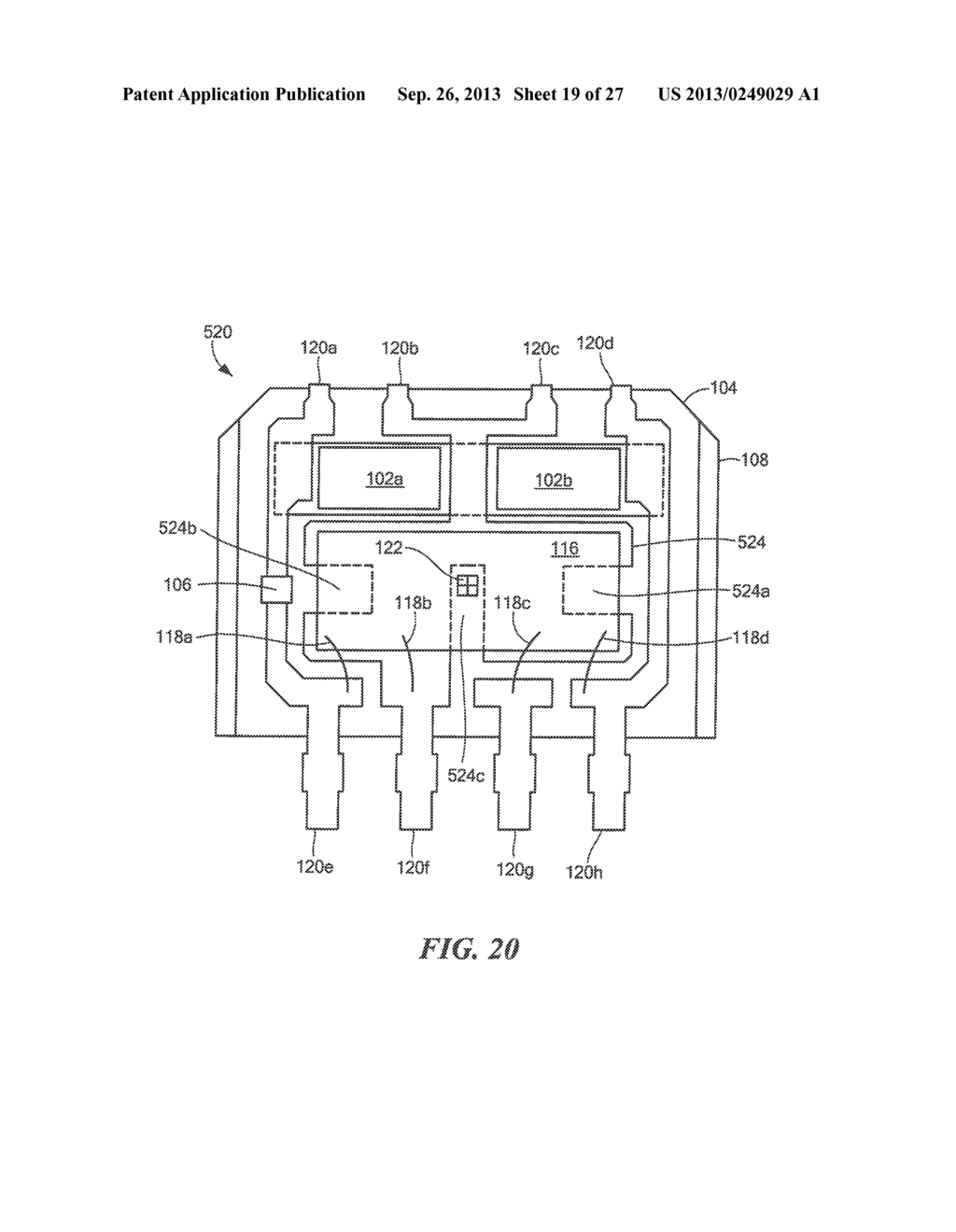 Magnetic Field Sensor Integrated Circuit with Integral Ferromagnetic     Material - diagram, schematic, and image 20