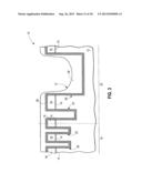 INTEGRATED CIRCUIT DEVICES AND METHODS OF FORMING MEMORY ARRAY AND     PERIPHERAL CIRCUITRY ISOLATION diagram and image
